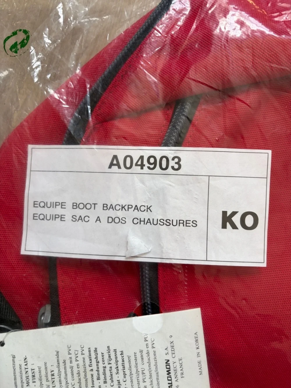 Salomon Prolink Equipe Series Boot Backpack NEW Red Black